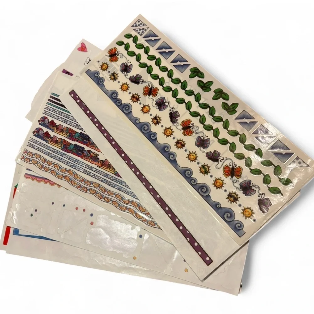 VTG Mix Lot of Scrapbooking Stickers Me & My Big Ideas Sue Dreamer Stickopotamus